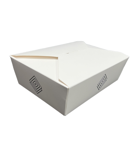 LB VIP 4 Paper Container WHITE (x150)